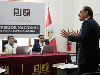 Prozess gegen Ex-Pr&auml;sidenten Vizcarra in Peru