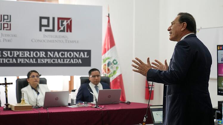 Prozess gegen Ex-Pr&auml;sidenten Vizcarra in Peru