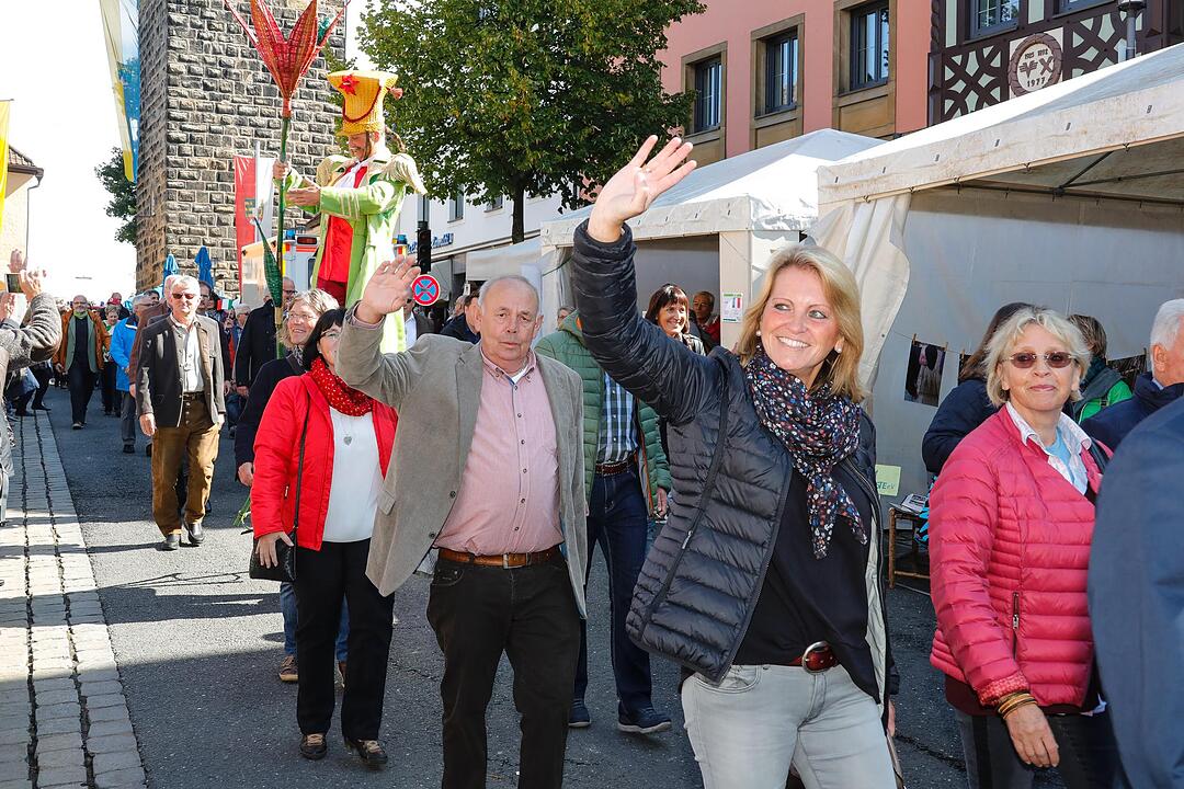 Korbmarkt in Lichtenfels am Samstag