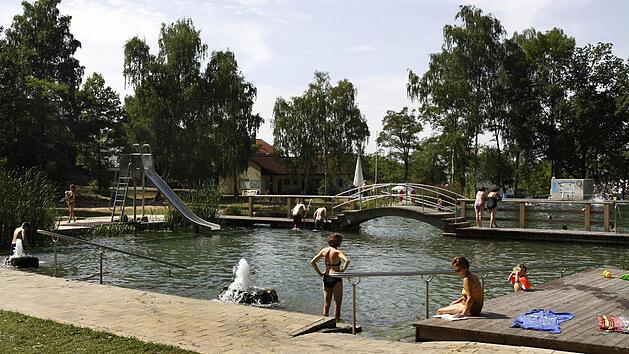 Im Naturbad Wei&szlig;enbrunn bei N&uuml;rnberg. Foto: Mathias Orgeldinger