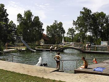 Im Naturbad Wei&szlig;enbrunn bei N&uuml;rnberg. Foto: Mathias Orgeldinger