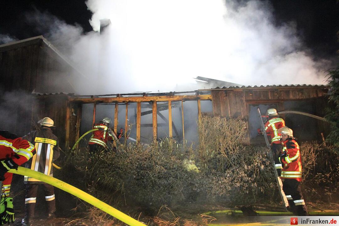 Feuer in Schreinerei in Heroldsbach