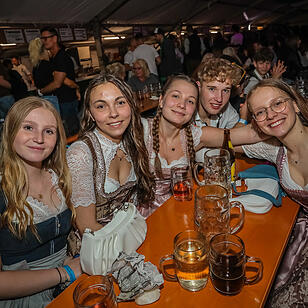 Es herrschte beste Stimmung beim Bierfest!