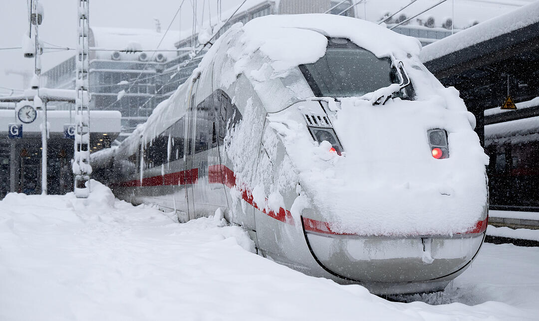 Wintereinbruch in Süddeutschland - München