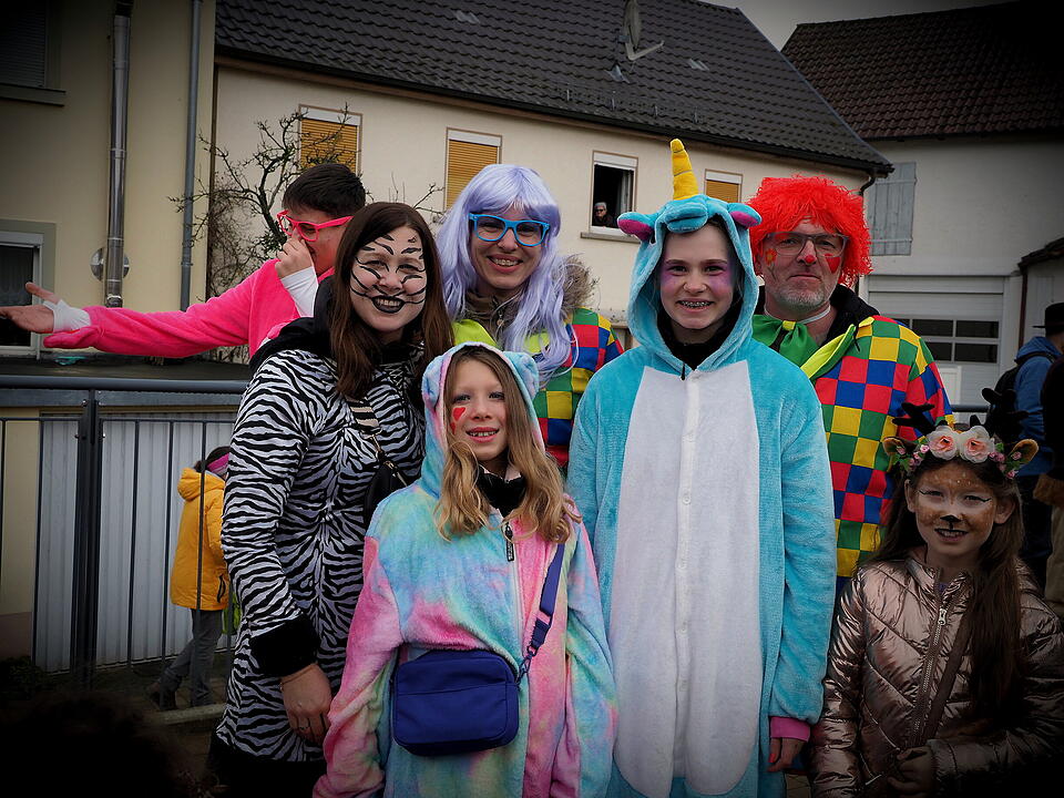 Beste Faschingslaune in Aura/Saale