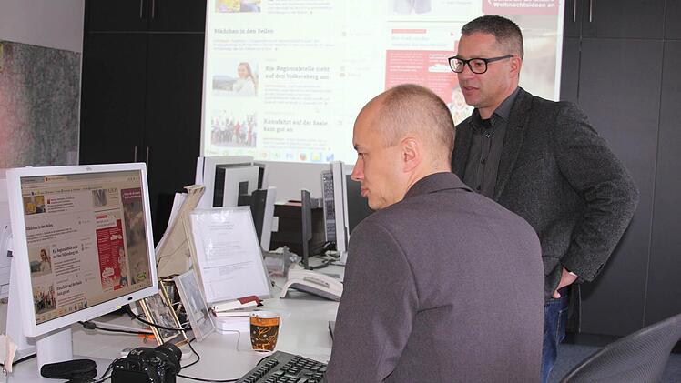 Eindrücke vom Redaktionsfrühstück. Foto: Gerd Ludwig
