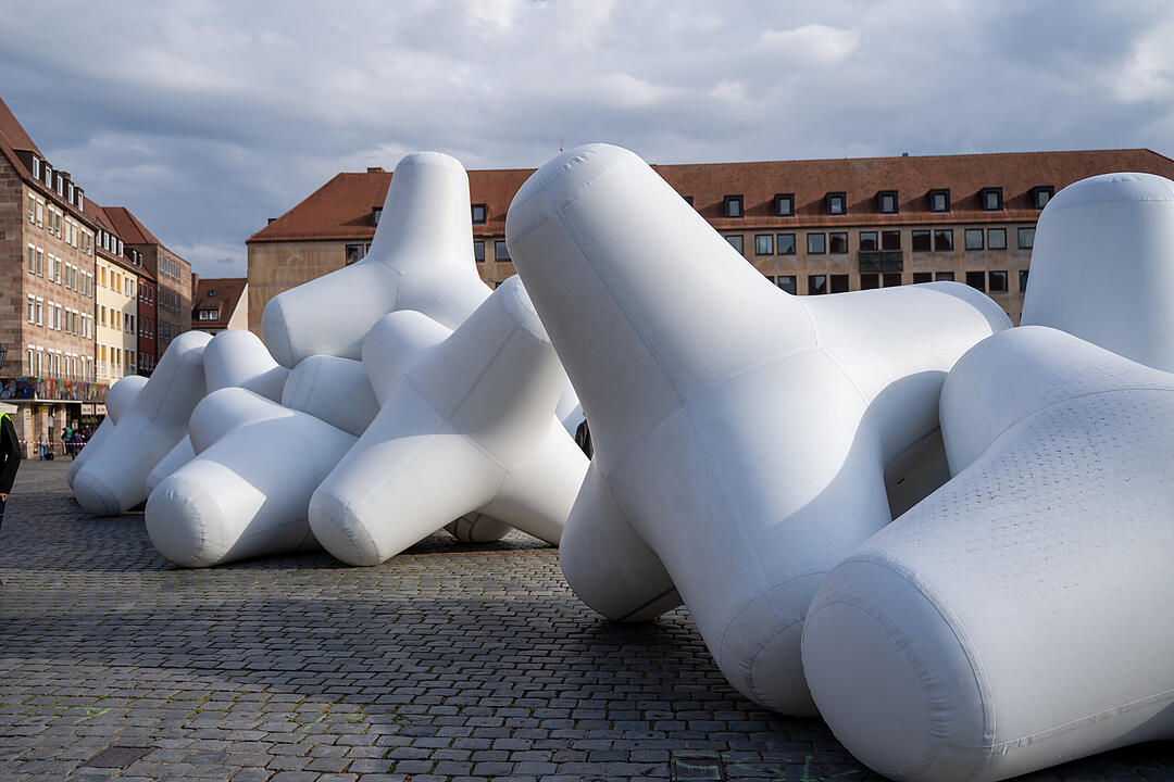 Nürnberg erstrahlte in BLAU.