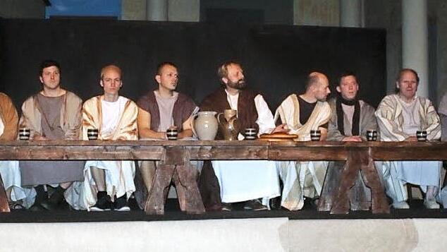 Die Proben für die Passionsspiele in Tettau laufen auf Hochtouren. Foto: privat