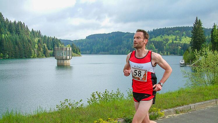 Heiko Kuhnlein vom SV Steinwiesen beim 49. Lauf im Vorjahr  Foto: Hans Franz