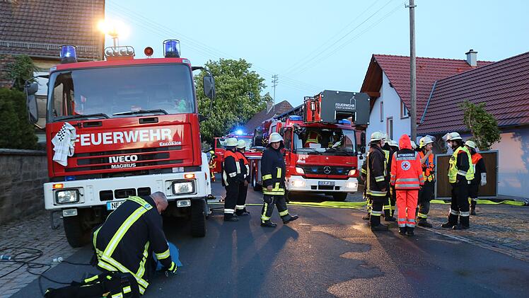 Küchenbrand in Wohnhaus