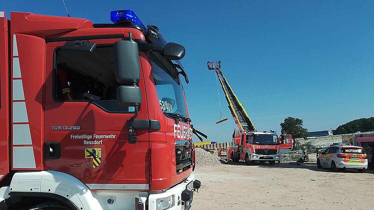Arbeitsunfall bei Heßdorf