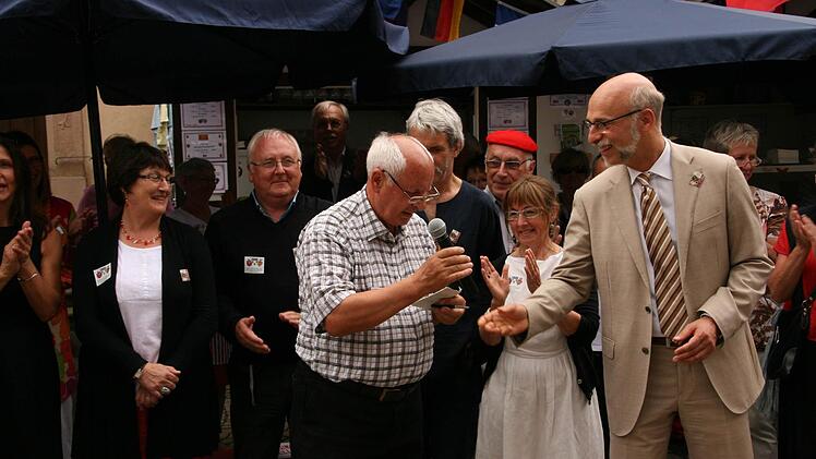 Empfang der Delegation Vernon (Frankreich) zum Rakoczy-Fest 2012