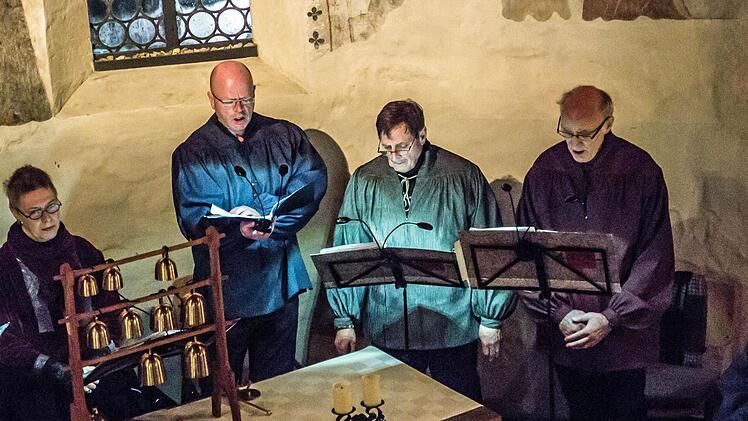 Ein eindringliches Konzerterlebnis bescherte der Melchior-Franck-Kreis zahlreichen Zuhörern in der St.-Nikolaus-Kapelle. Foto: Jochen Berger