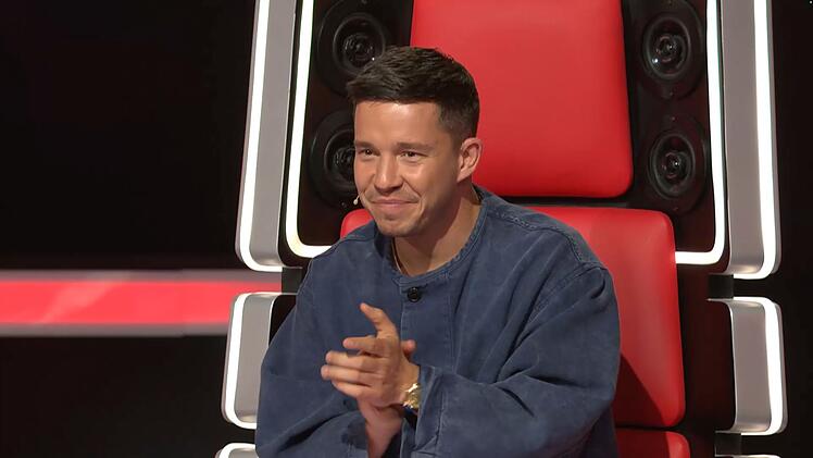 Die Teamfights-Runde ist eine echte Zitterpartie f&uuml;r die Coaches Nico Santos (Bild), Shirin David, Michi und Smudo sowie Rea Garvey