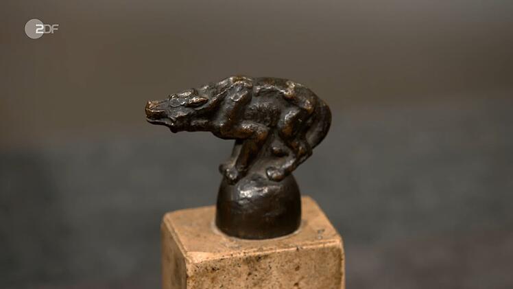 Der Bronze-Wolf von Julius Starcke aus den 1920er- oder 30er-Jahren war 200 bis 300 Euro wert.