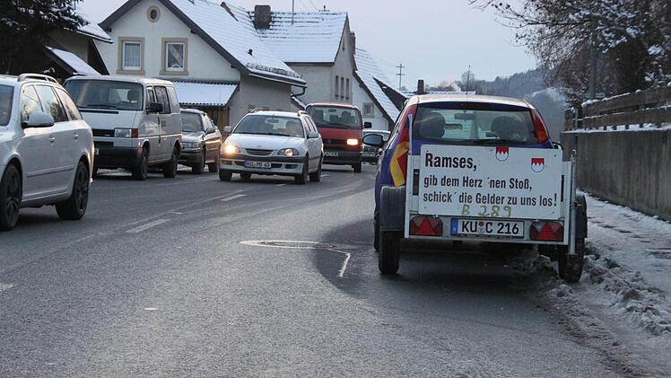 Stau auch in Untersteinach