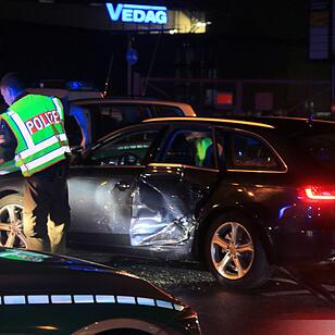 Unfall am Berliner Ring in Bamberg