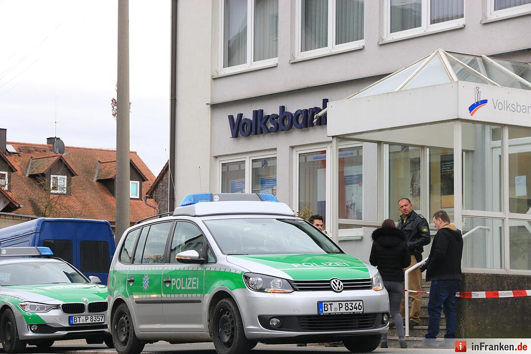 Banküberfall in Hausen bei Forchheim