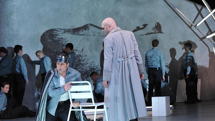 Richard Wagners "Parsifal" feierte Premiere am Landestheater Coburg. Szene aus der Neuinszenierung von Jakob Peters-MesserFoto: Andrea Kremper