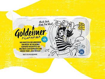 So sieht das Goldeimer-Papier aus!