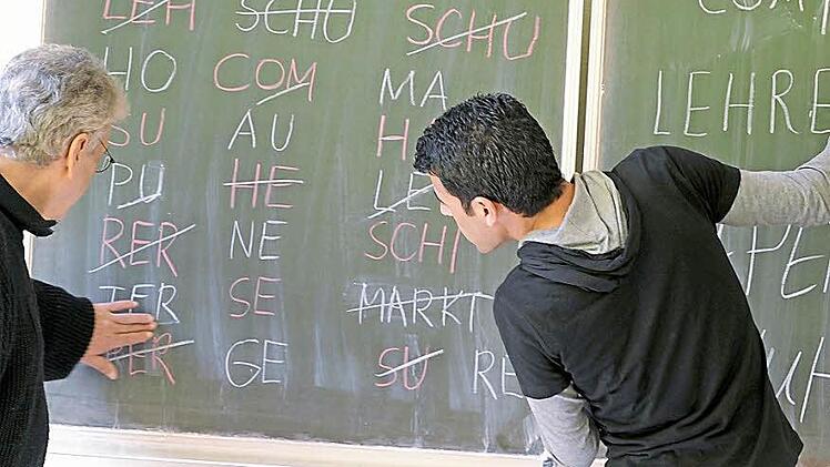 Wer in Deutschland eine Ausbildung absolvieren möchte, muss die deutsche Sprache beherrschen.  Foto: Waltraud Grubitzsch / dpa
