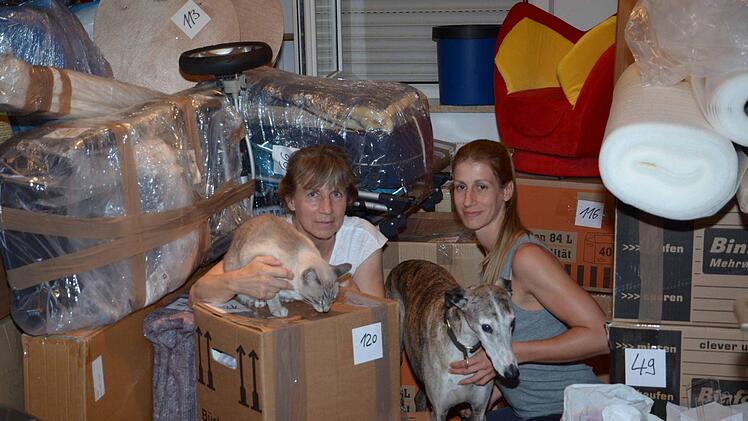 Den Hund und die Katze nehmen Ursula Schambeck und Tochter Nicole mit nach Paraguay. Foto: Petra Malbrich