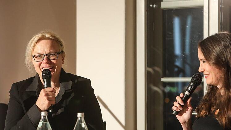 Karen Duve (links) und Tanja Kinkel Foto: Barbara Herbst