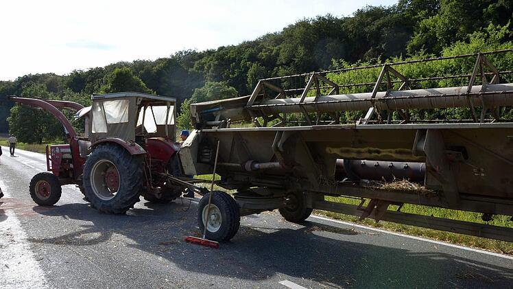 Unfall bei Rannungen Foto: Peter Rauch