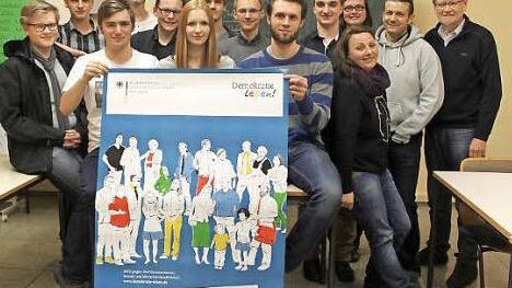 Die Mitglieder des Jugendforums wollen sich für eine bunte und demogratische Gesellschaft engagieren. Foto: Veronika Schadeck