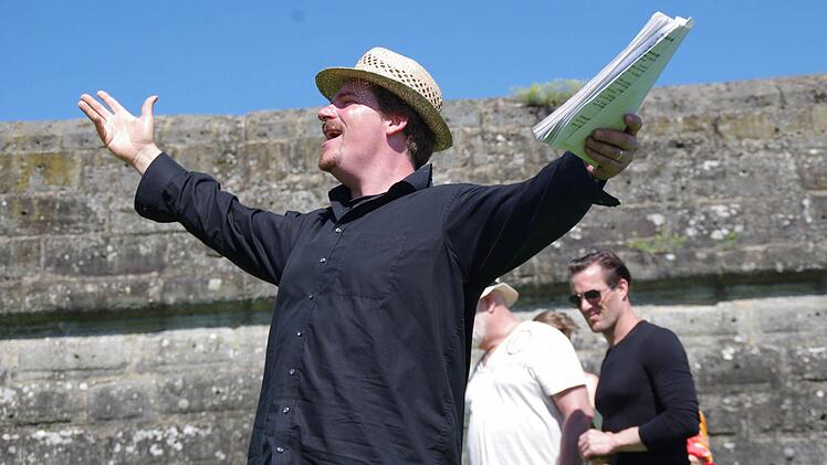 Impressionen von den Proben der Rosenberg-Festspiele. Foto: Marco Meißner