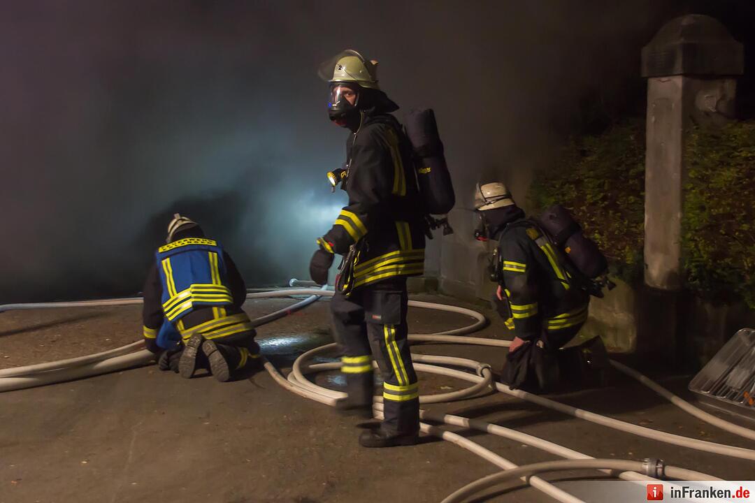 Tiefgaragenbrand in Erlangen