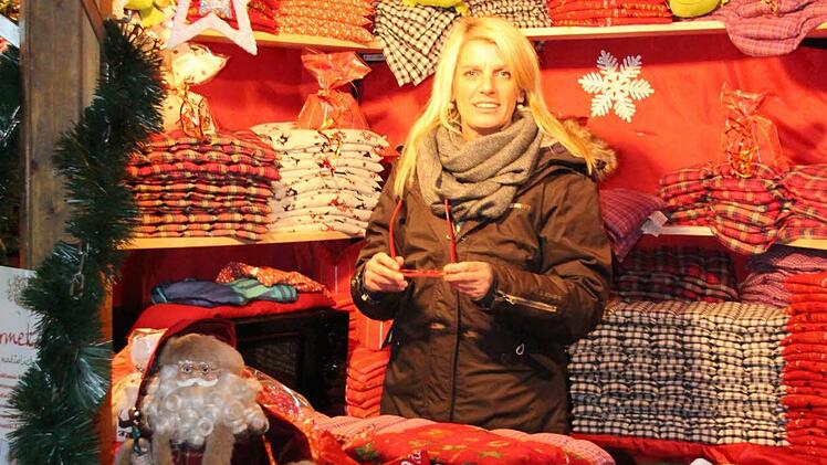 Silke Kadri in ihrem Stand.