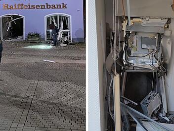 Abtswind: Automatensprenger ignorieren Anwohnerwarnung - Familie wohnt über Bankfiliale Abtswind: Automatensprenger ignorieren Anwohnerwarnung - Familie wohnt über Bankfiliale