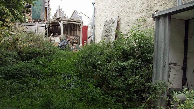 Der Garten hinter der Zehntscheune. Foto: Heike Beudert