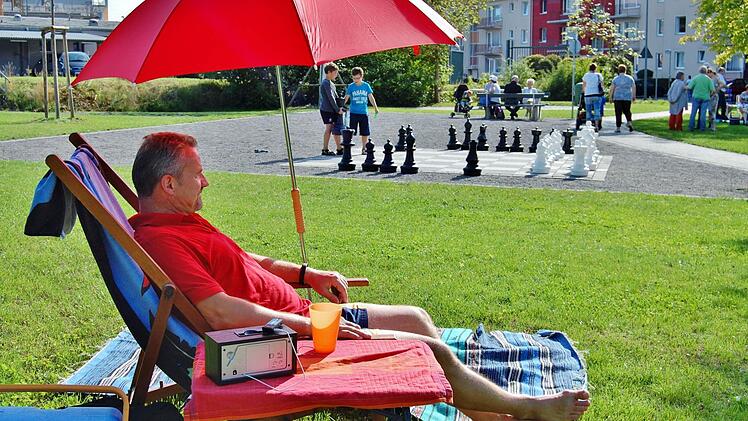 Erwin Gessner hat sich's gemütlich gemacht. Foto: Sigismund von Dobschütz