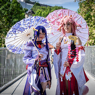 Wunderschöne Cosplays konnten bewundert werden!