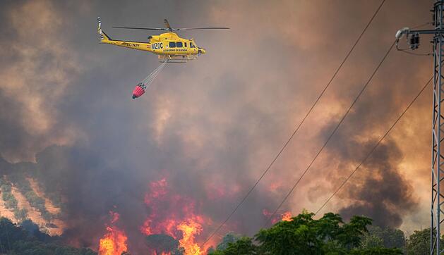 Waldbrand in Spanien