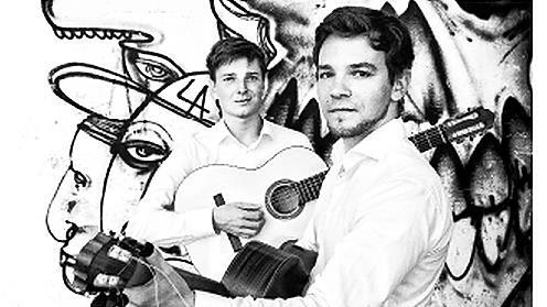 Die Gitarristen Markus Lohmeier und Thomas Beer haben sich beim Studium an der Musikhochschule in Nürnberg kennengelernt.
