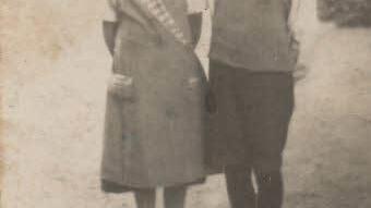 1936: Der zehnjährige Pfadenhauer mit seiner Schwester Martha. Foto: Privat