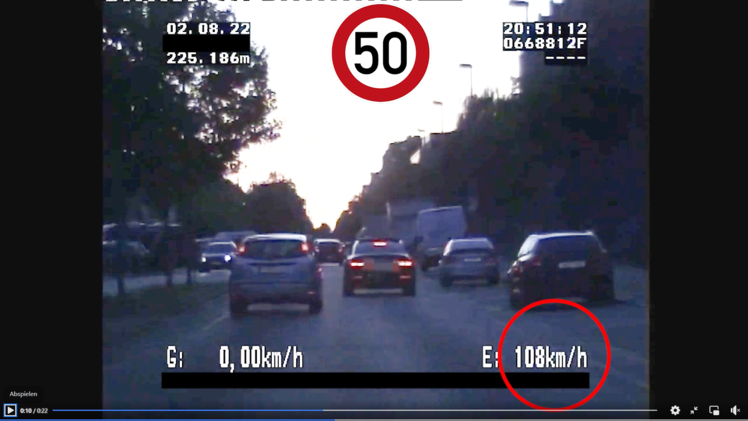 Nürnberg: Polizei stoppt "rücksichtslosen Fahrer" - Verkehrs-"Raudi" in der Innenstadt