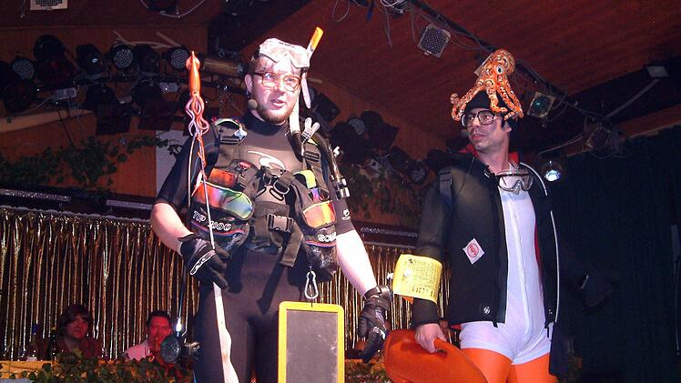 "Lubber" (Thomas Klug, links) und "Babbo" (Matthias Schmelzer) hatten einiges als Tiefseetaucher zu berichten.