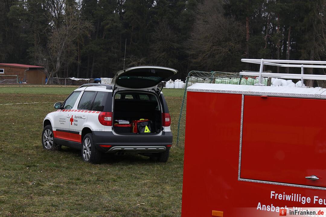Dachstuhlvollbrand in Zandt bei Lichtenau