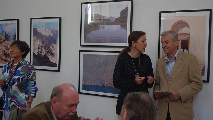 2010 präsentierte die Fotografin Bilder unter dem Motto "Wüste, Wadi und Weihrauch". Foto: Heike Schülein