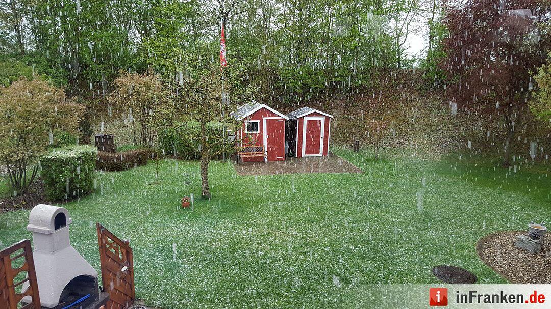 Franken: Ostermontag versinkt im Schnee