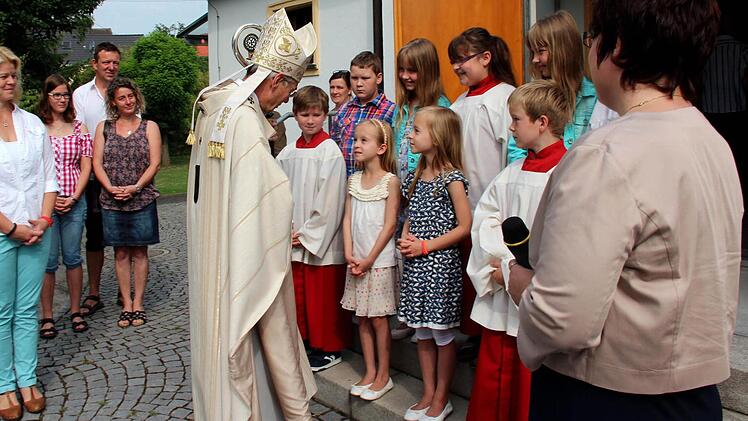 Erzbischof Ludwig Schick in Aisch Foto: Johanna Blum
