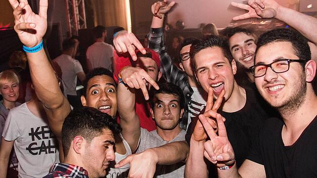 Aus der ganzen Region kamen die jungen Leute zur "Macht der Nacht" in der Kulmbacher M&ouml;nchshofhalle. Foto: Alexander Muck