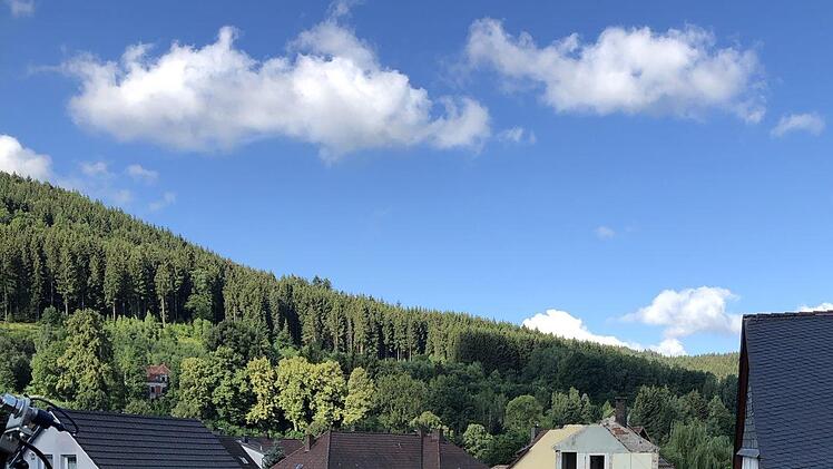 Abrissarbeiten in Wallenfels. Foto: Alexander Löffler