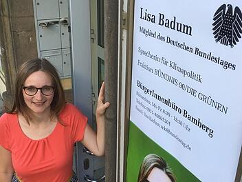 In der Luitpoldstraße 17 ist die Grüne Bundestagsabgeordnete Lisa Badum künftig in Bamberg anzutreffen.  Foto: Michael Memmel