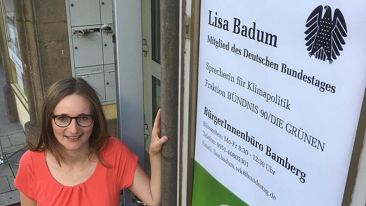 In der Luitpoldstraße 17 ist die Grüne Bundestagsabgeordnete Lisa Badum künftig in Bamberg anzutreffen.  Foto: Michael Memmel
