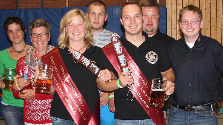 Die Besten mit Moderator Davod Pfeufer (rechts).